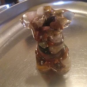 Male body form multi gemstones